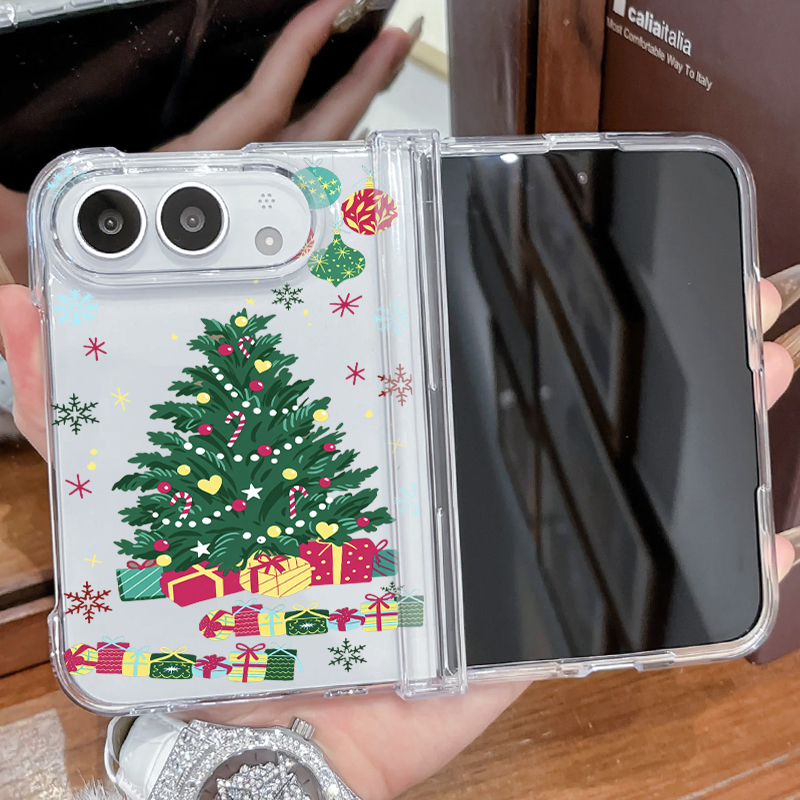 Computer Case - iPhone Duo için Noel Ağacı Desenli