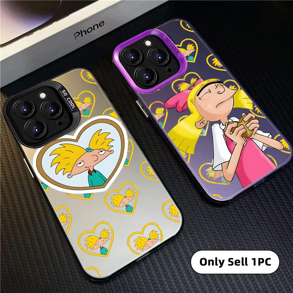 Matte Pc Case - Çizgi Film H-Hey Arnold! Telefon Kılıfı,
